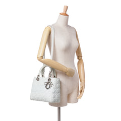 Medium Grained Calfskin Cannage Lady Dior