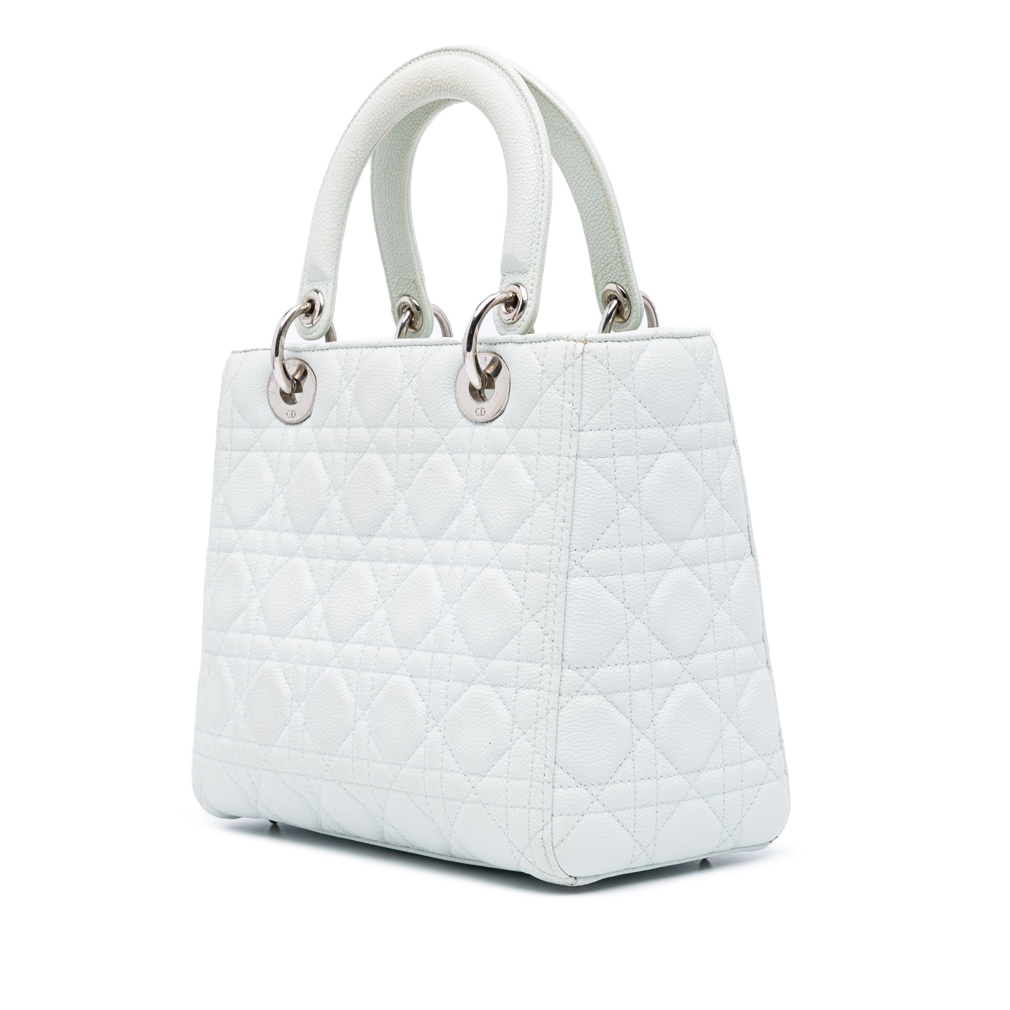 Medium Grained Calfskin Cannage Lady Dior