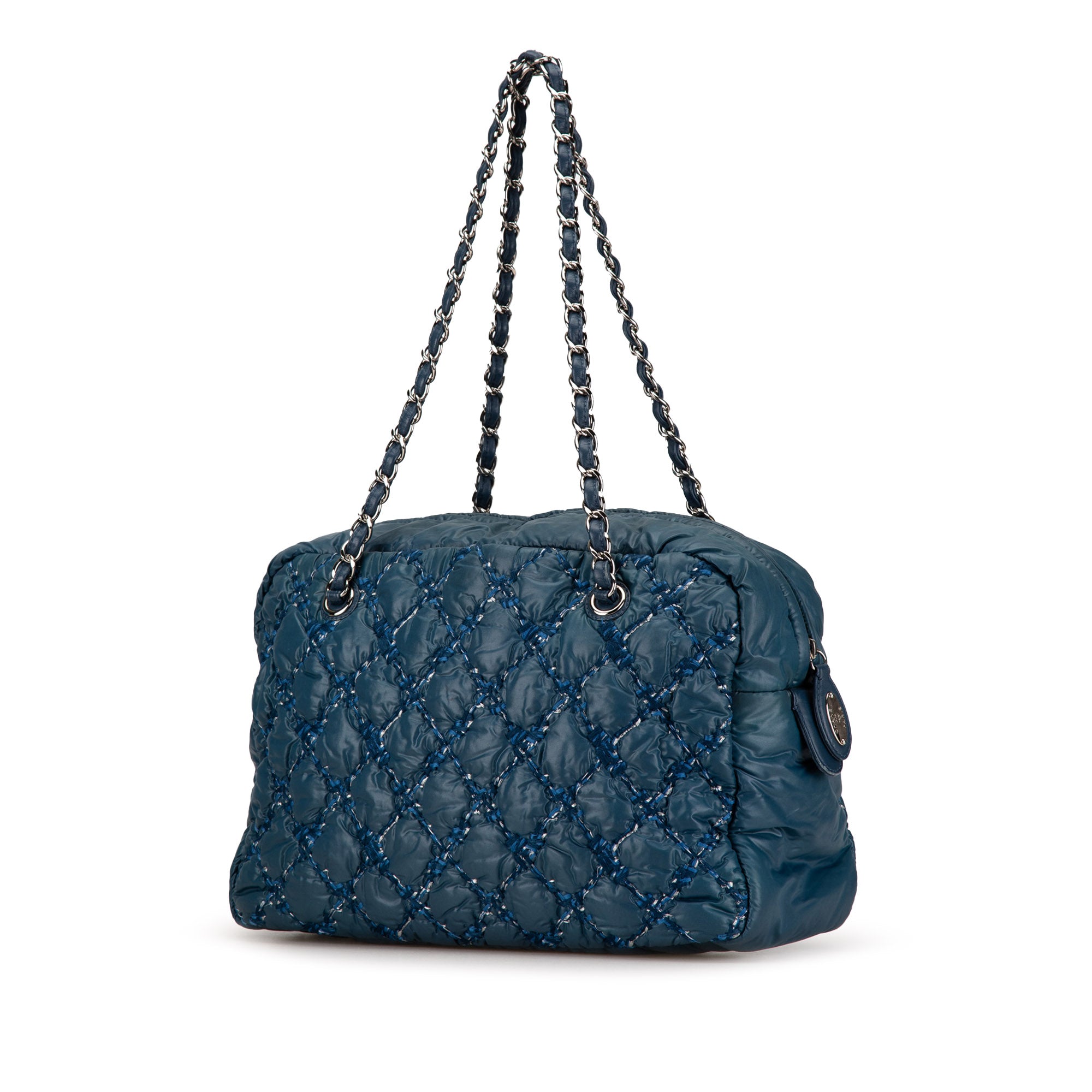 Paris-Byzance Nylon Tweed On Stitch Shoulder Bag