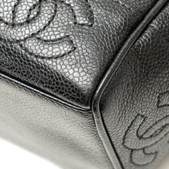 Triple CC Caviar Tote