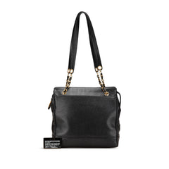 Triple CC Caviar Tote