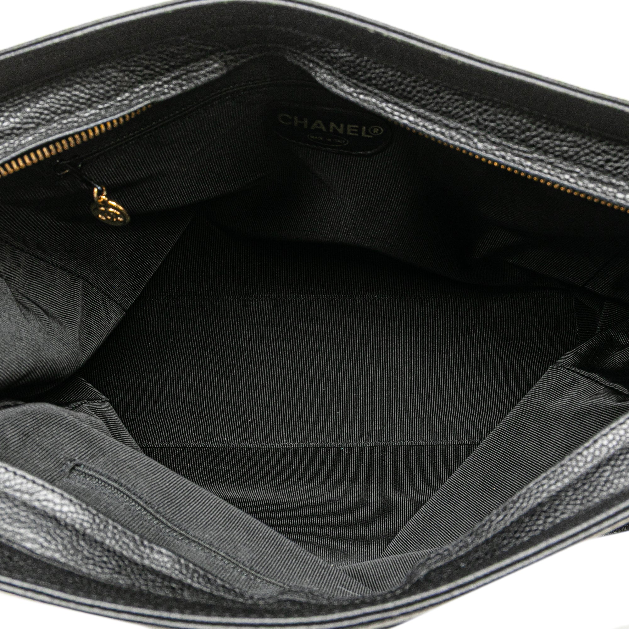Triple CC Caviar Tote