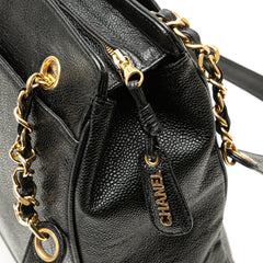 Triple CC Caviar Tote