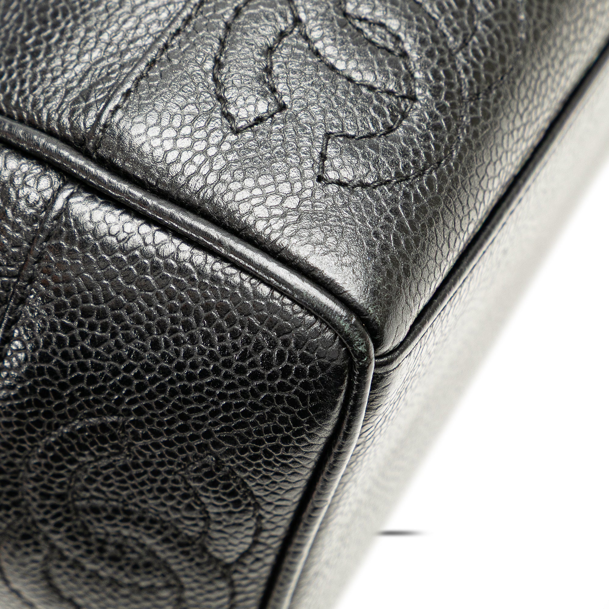 Triple CC Caviar Tote