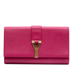 Leather Chyc Ligne Clutch