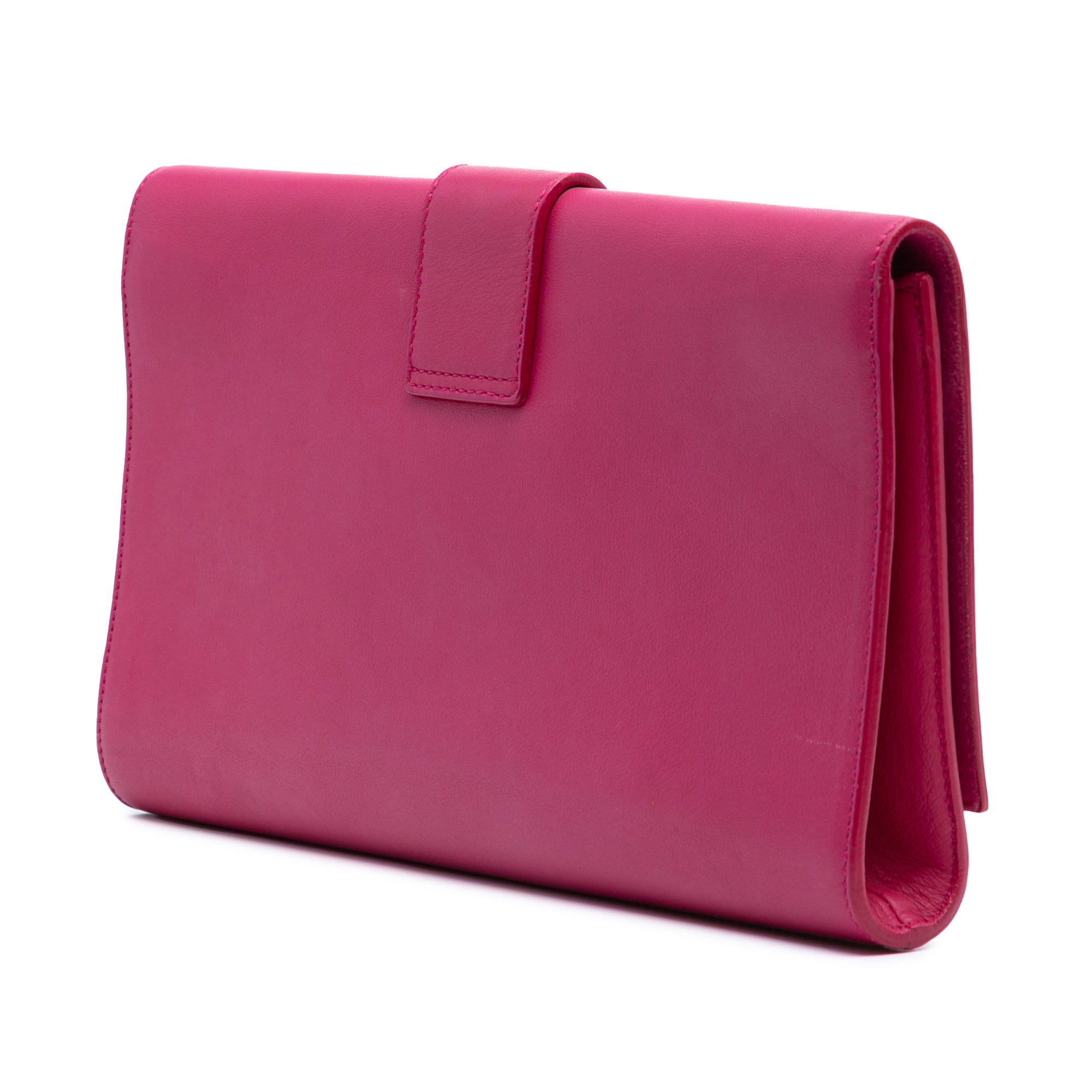 Leather Chyc Ligne Clutch