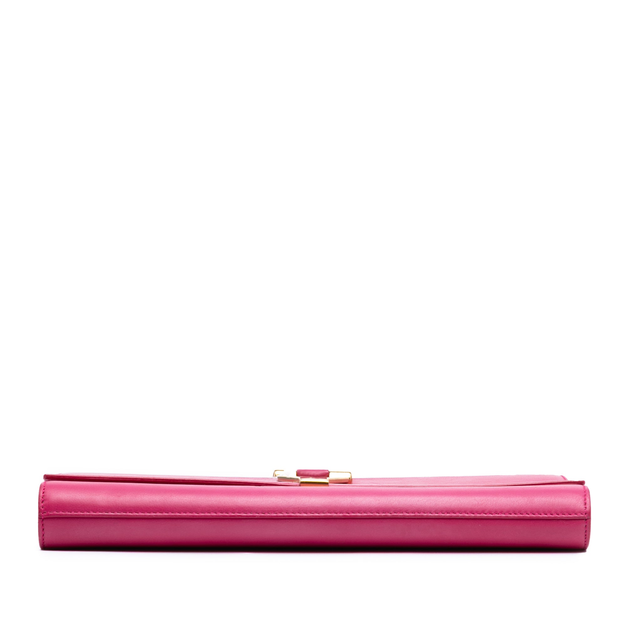 Leather Chyc Ligne Clutch