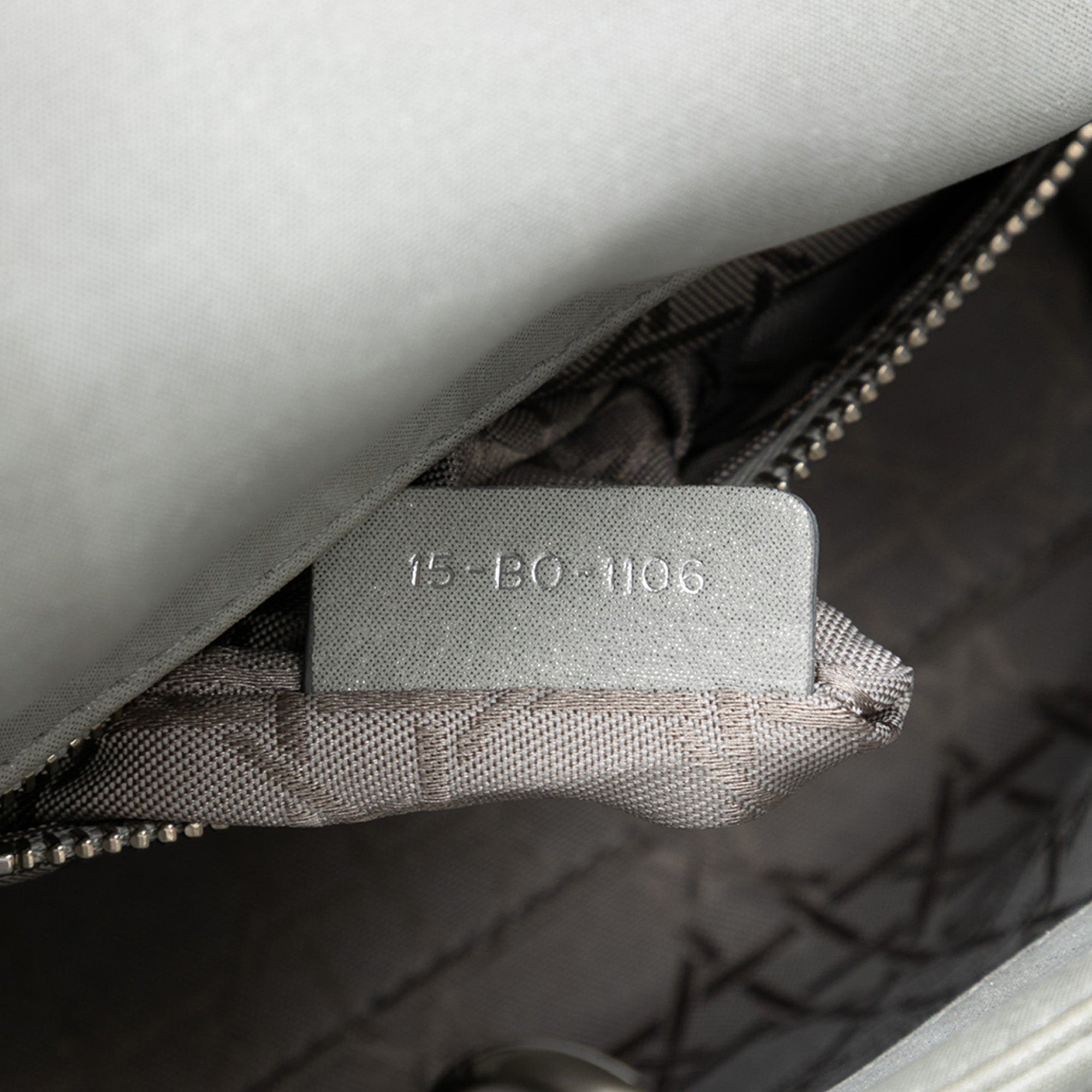 Mini Iridescent Lambskin Cannage Lady Dior