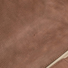 Large Quilted Nubuck Natural Beauty Split Pocket Flap