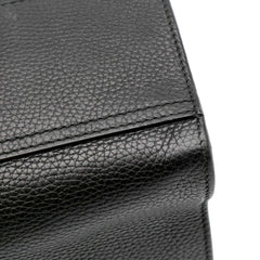 Small GG Marmont Grained Calfskin Top Handle Satchel