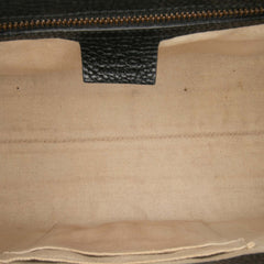 Small GG Marmont Grained Calfskin Top Handle Satchel