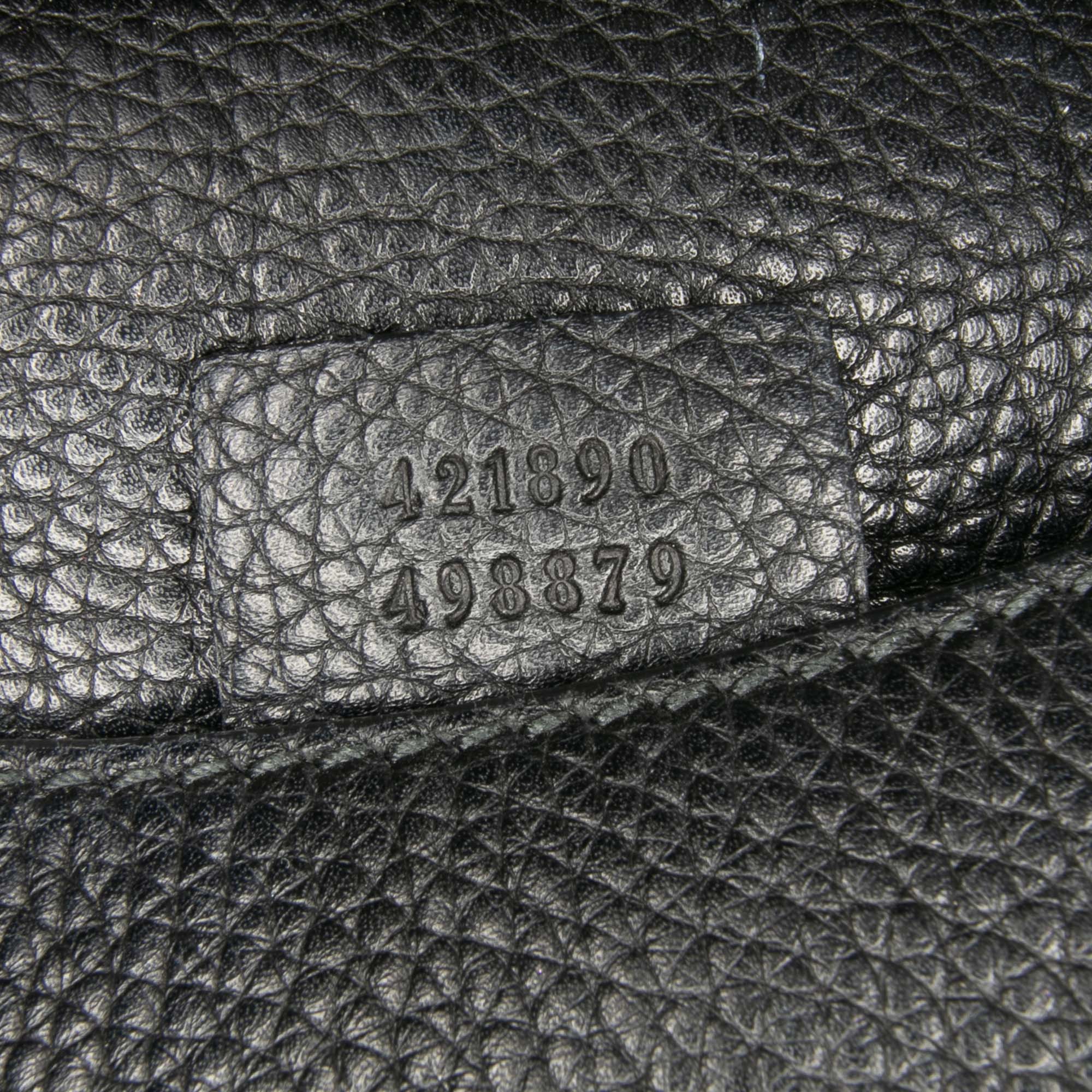 Small GG Marmont Grained Calfskin Top Handle Satchel