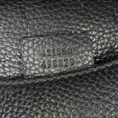 Small GG Marmont Grained Calfskin Top Handle Satchel
