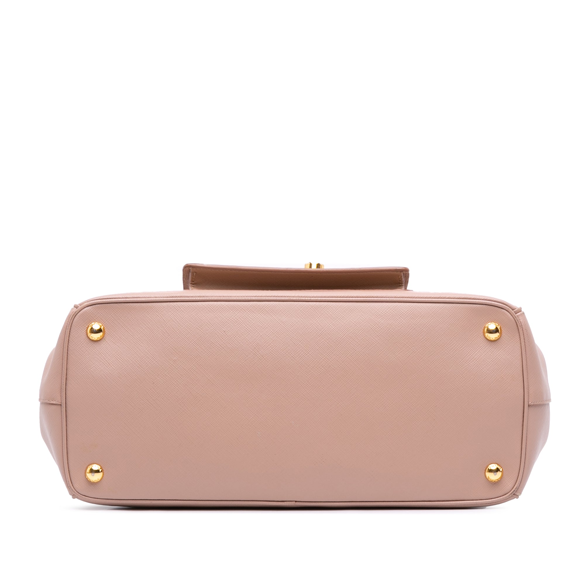 Saffiano Lux Galleria Double Zip Front Pocket Satchel