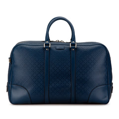 Bright Diamante Leather Travel Bag