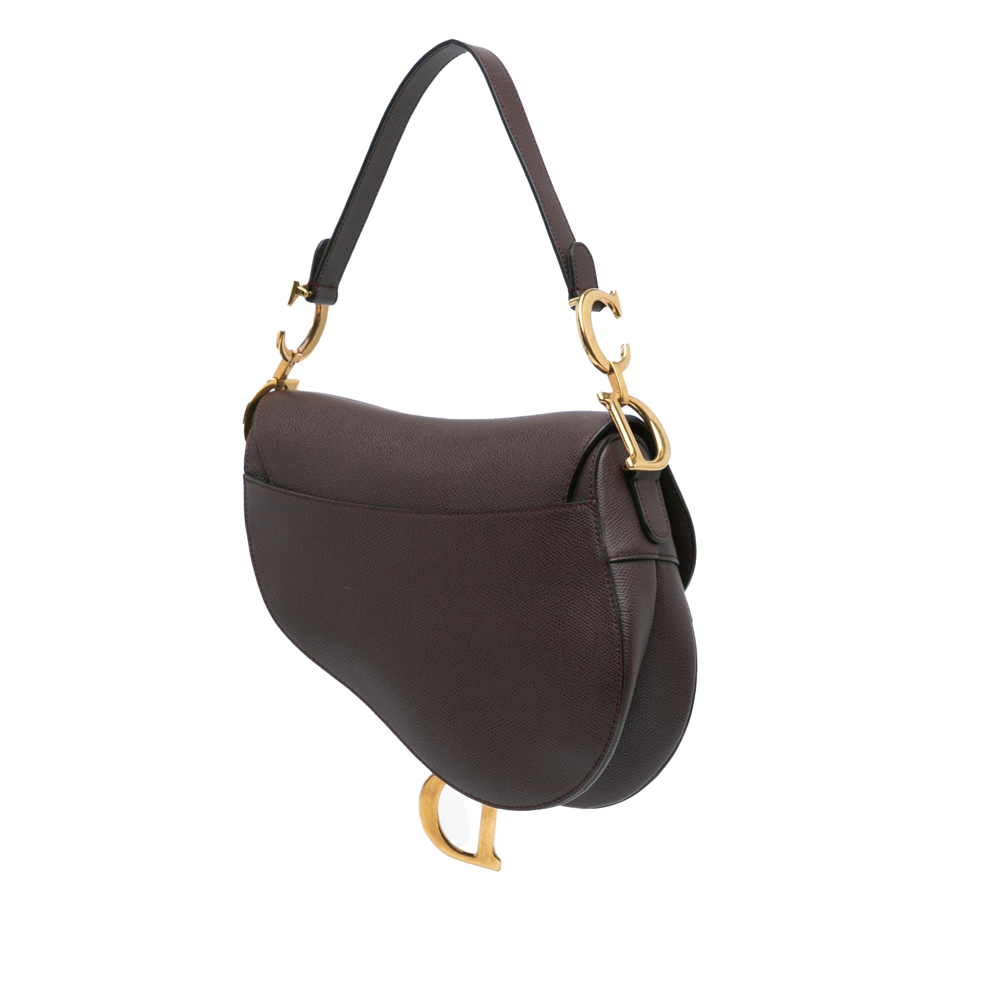 Grained Calfskin Saddle Bag