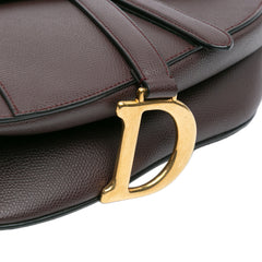 Grained Calfskin Saddle Bag