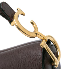 Grained Calfskin Saddle Bag