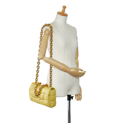 Nappa Intrecciato Padded Chain Cassette Satchel