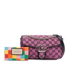 Small GG Multicolor Canvas Marmont Crossbody Bag_9