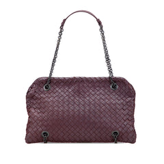 Nappa Intrecciato Duo Shoulder Bag