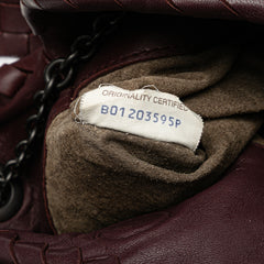 Nappa Intrecciato Duo Shoulder Bag