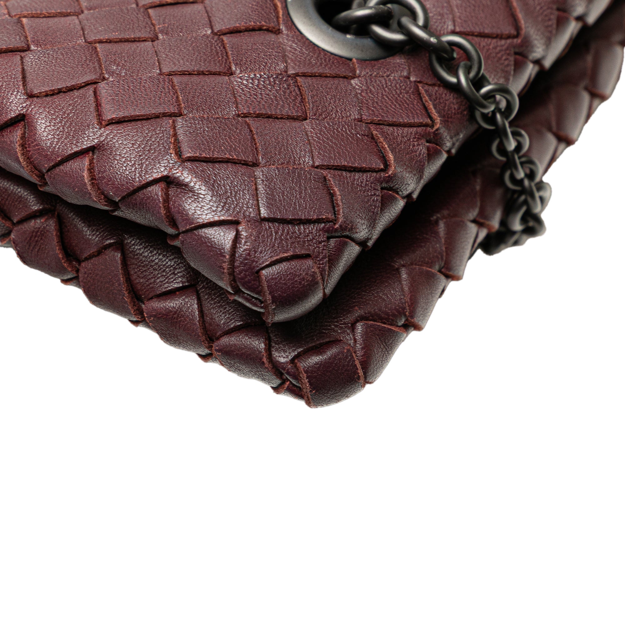 Nappa Intrecciato Duo Shoulder Bag