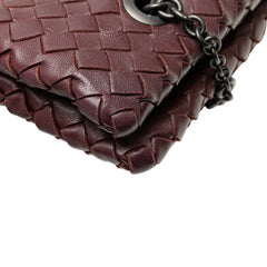 Nappa Intrecciato Duo Shoulder Bag