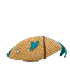 Paula's Ibiza Wicker Fish Bag