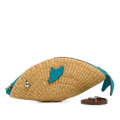 Paula's Ibiza Wicker Fish Bag