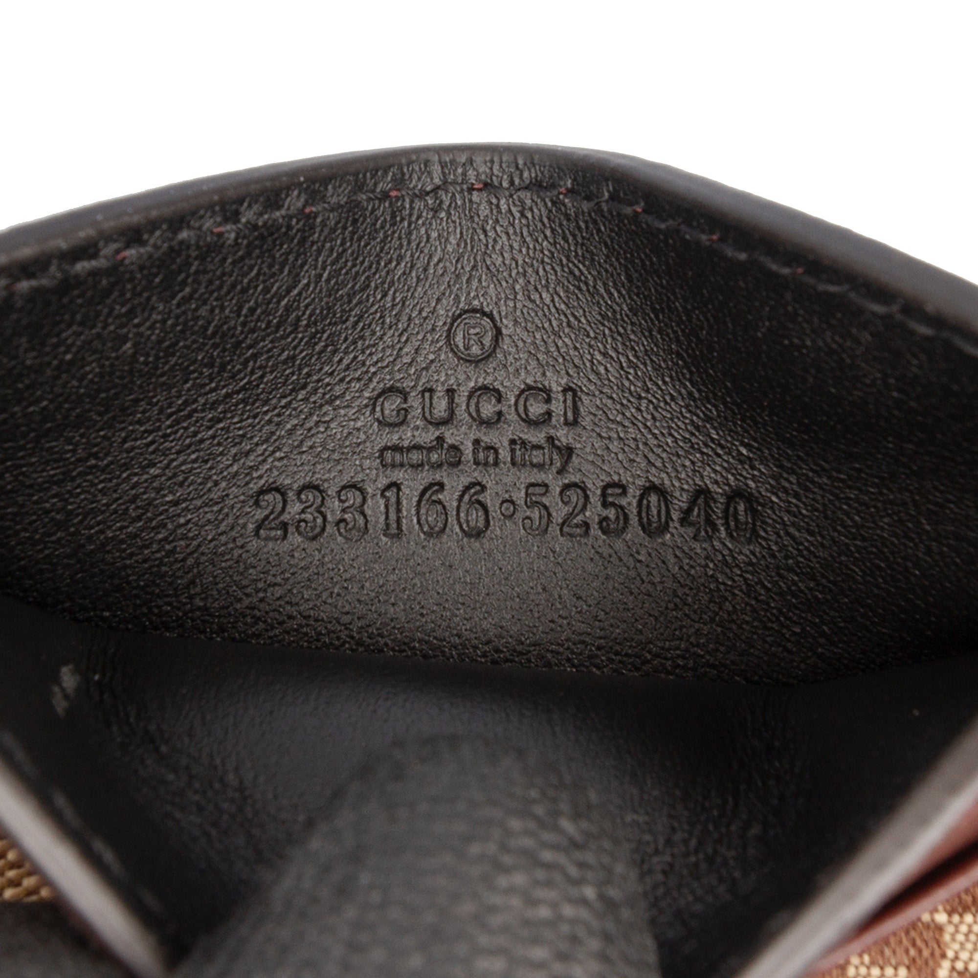 GG Canvas Card Holder