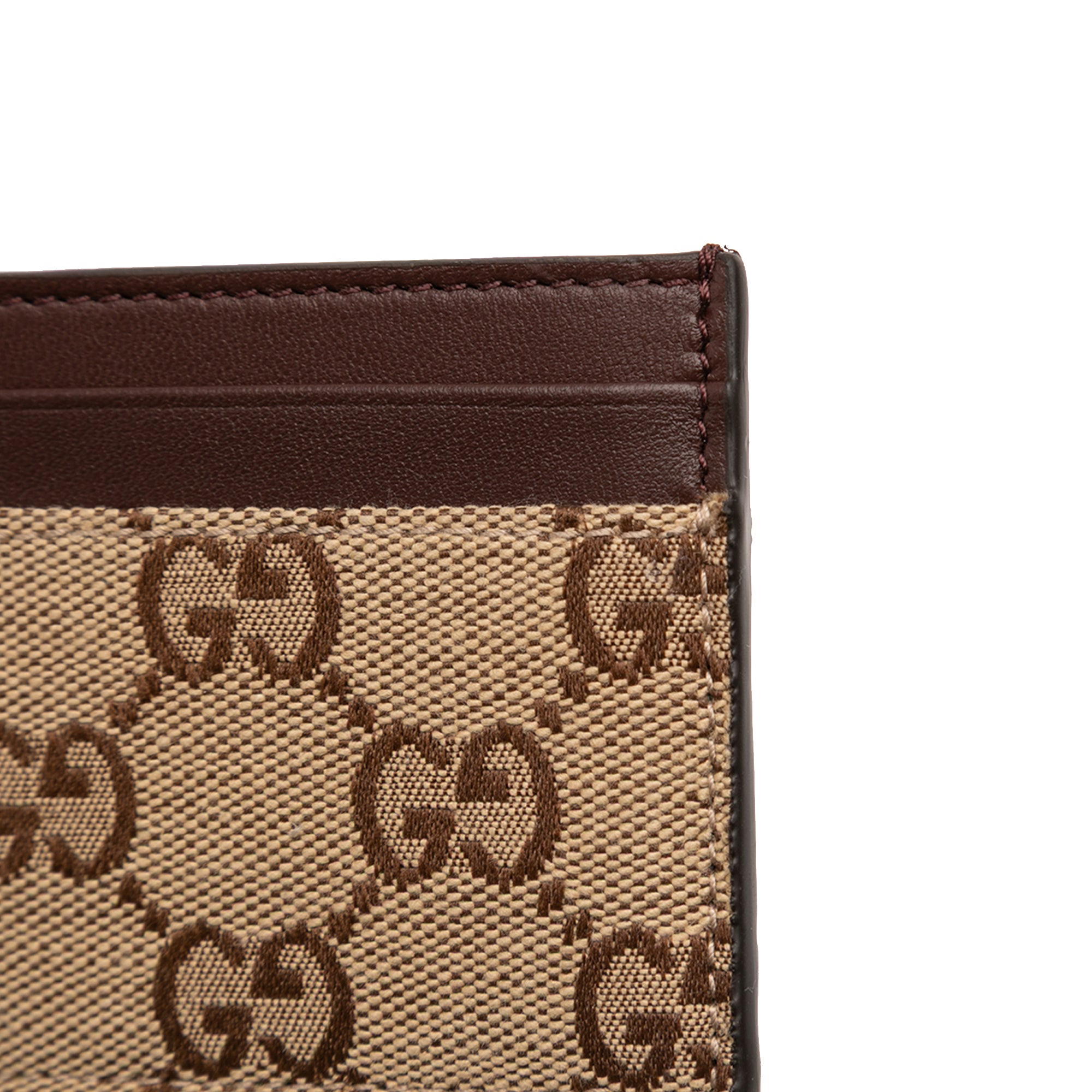 GG Canvas Card Holder