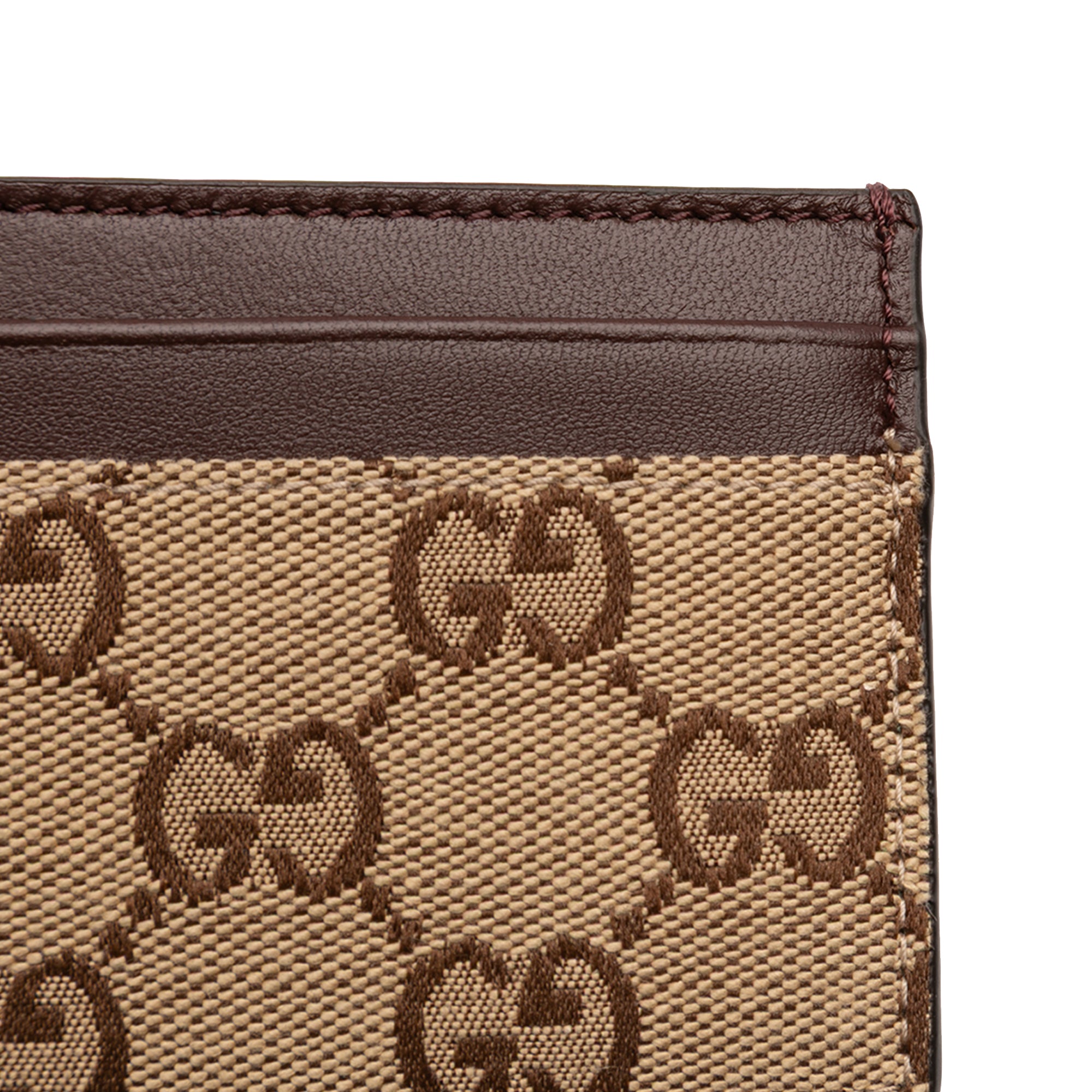 GG Canvas Card Holder