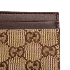 GG Canvas Card Holder