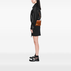 Shiny Calfskin Claude Shoulder Bag