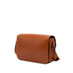 Shiny Calfskin Claude Shoulder Bag