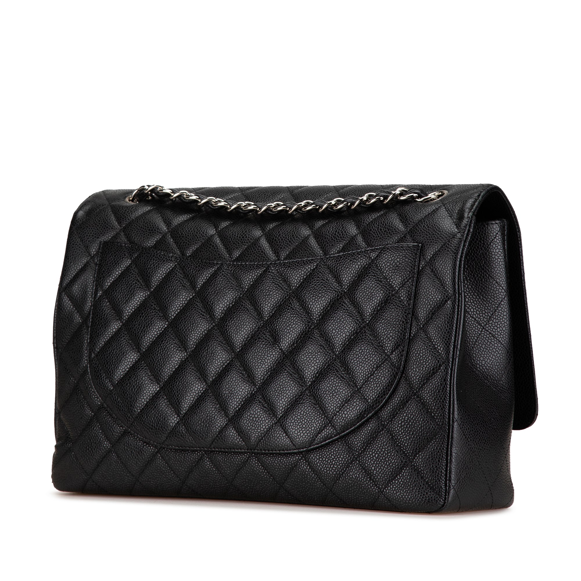 Maxi Classic Caviar Single Flap