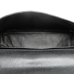 Maxi Classic Caviar Single Flap
