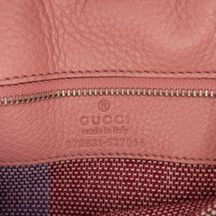 Medium Leather Bamboo Daily Satchel
