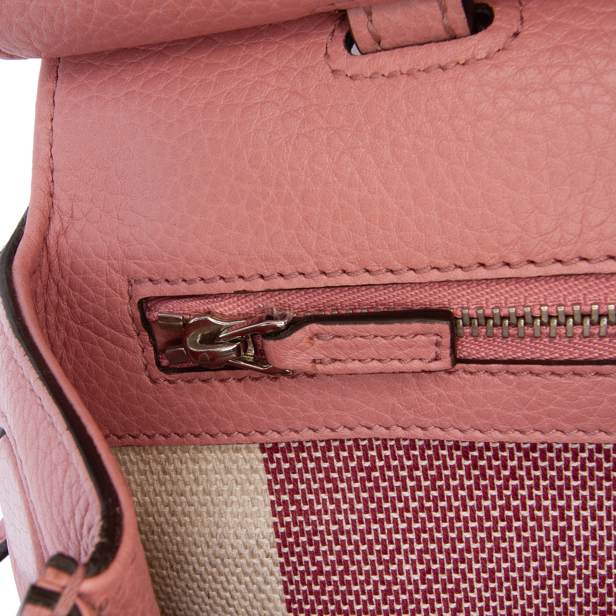 Medium Leather Bamboo Daily Satchel