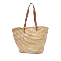 Large Triomphe Raffia Panier Tote