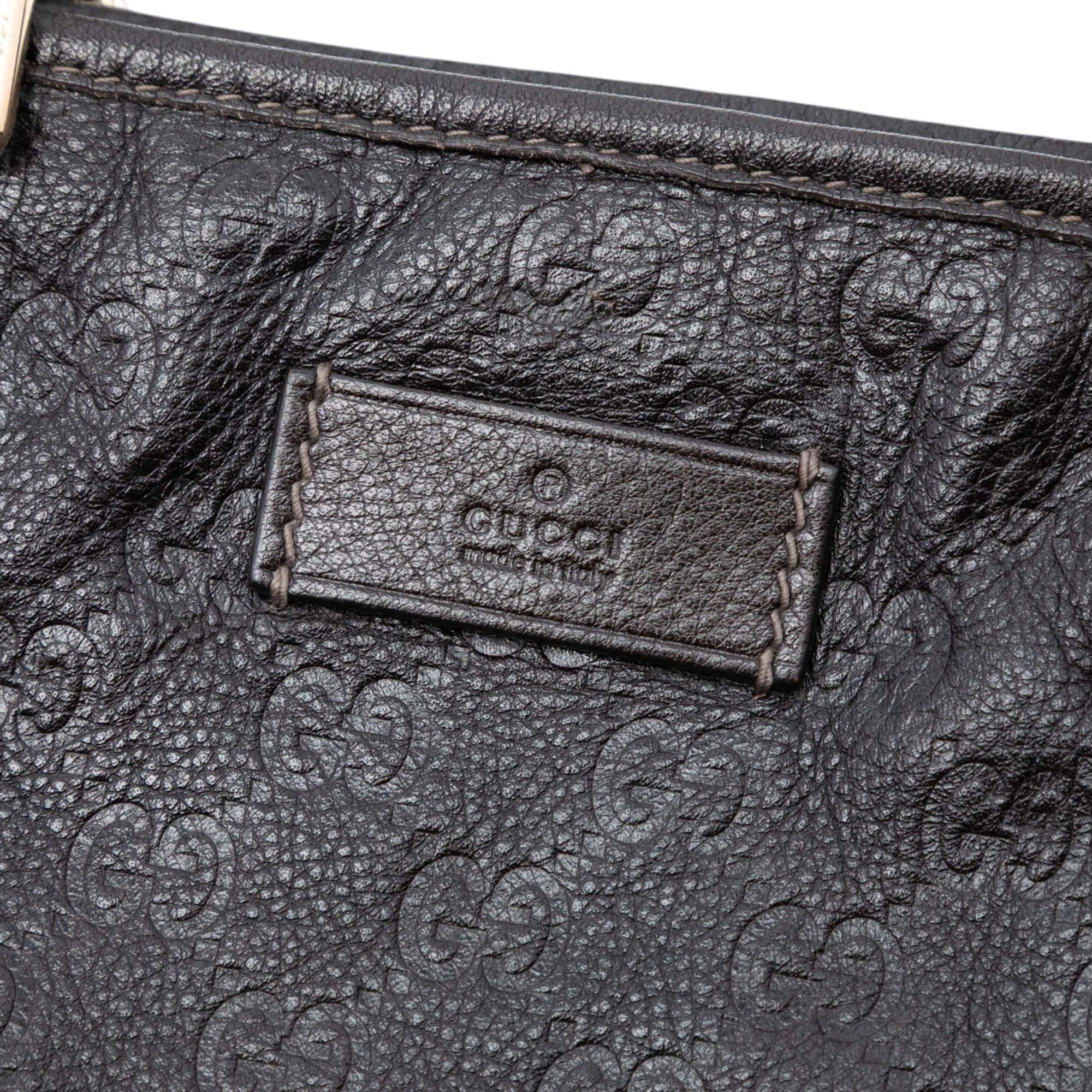 Large Guccissima Weekender Tote