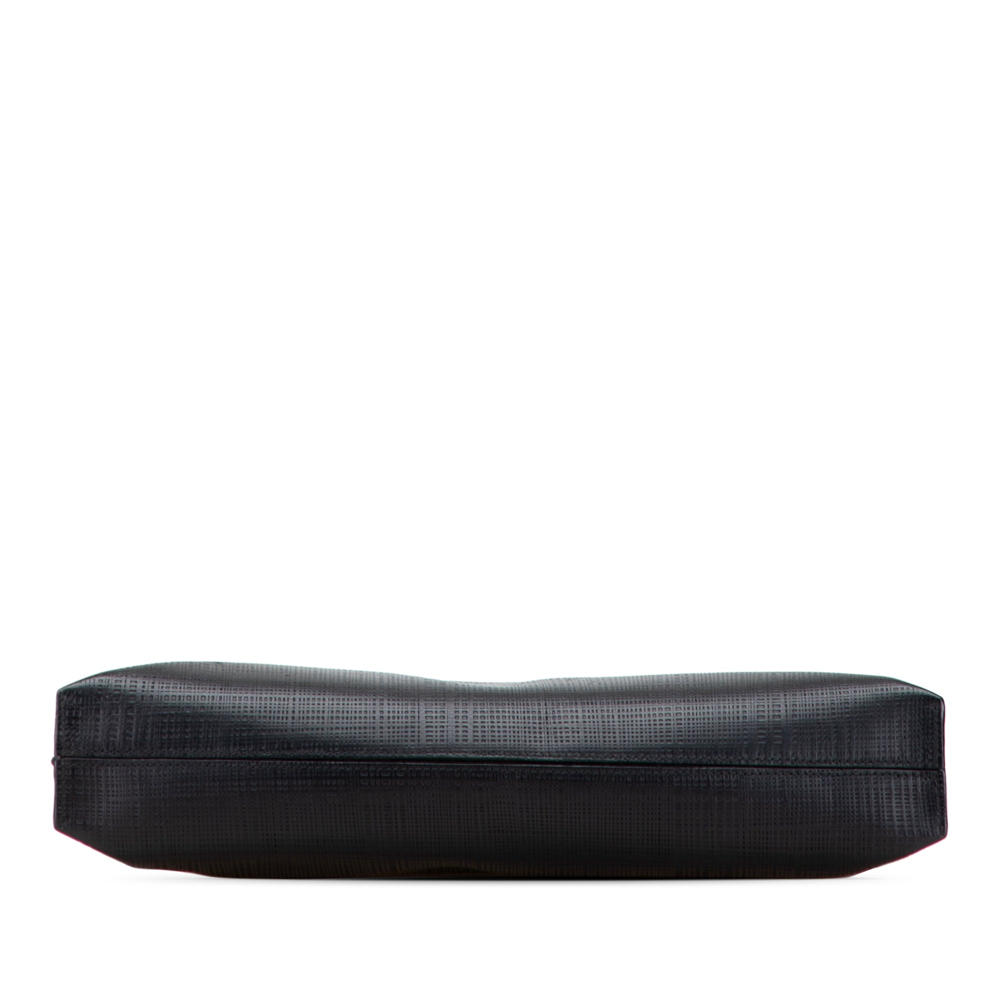 Leather Anagram T Clutch