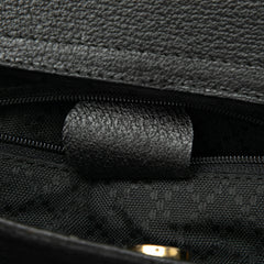 Suede Bamboo Satchel