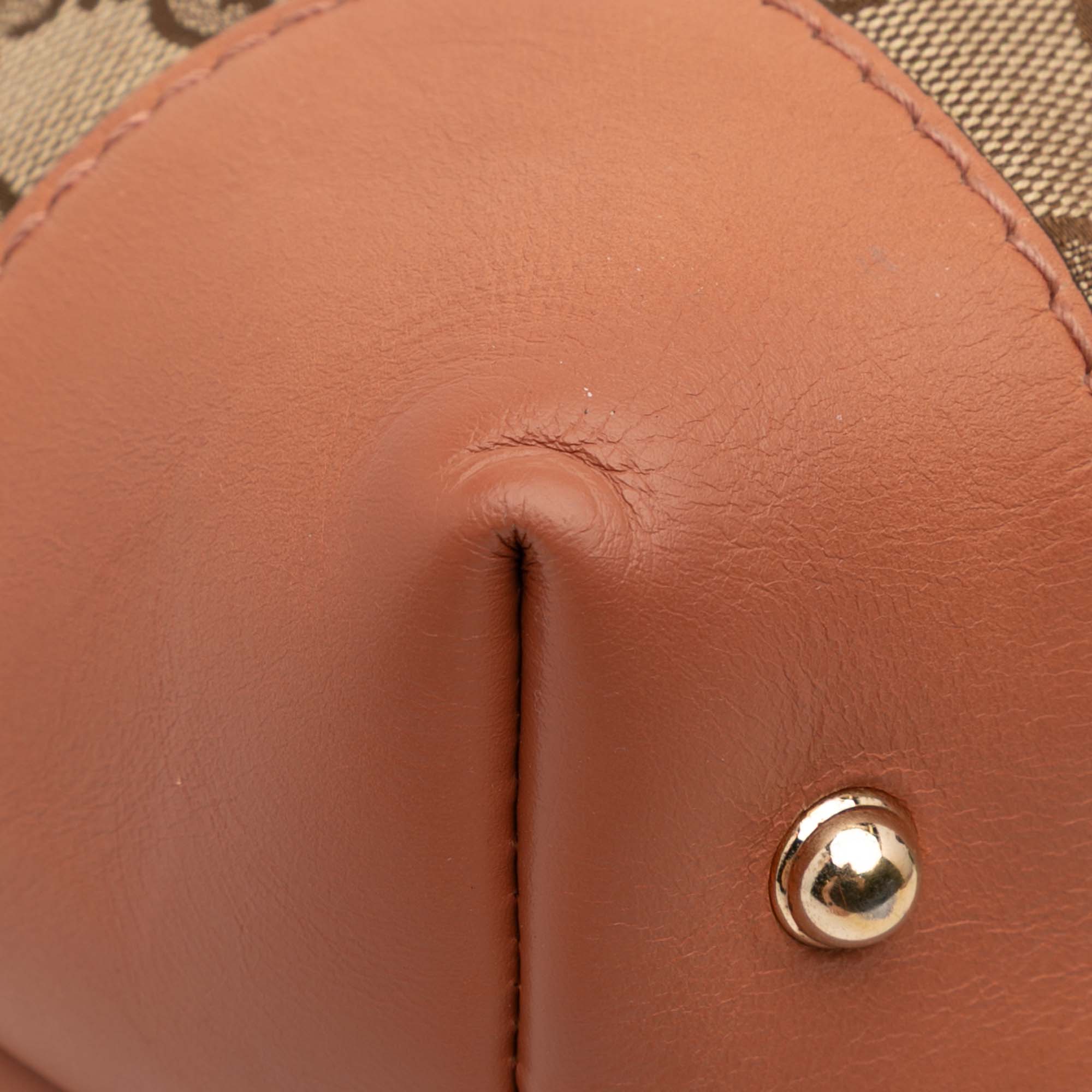 GG Canvas Heart Bit Satchel