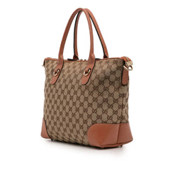 GG Canvas Heart Bit Satchel