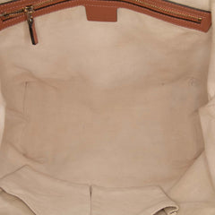 GG Canvas Heart Bit Satchel