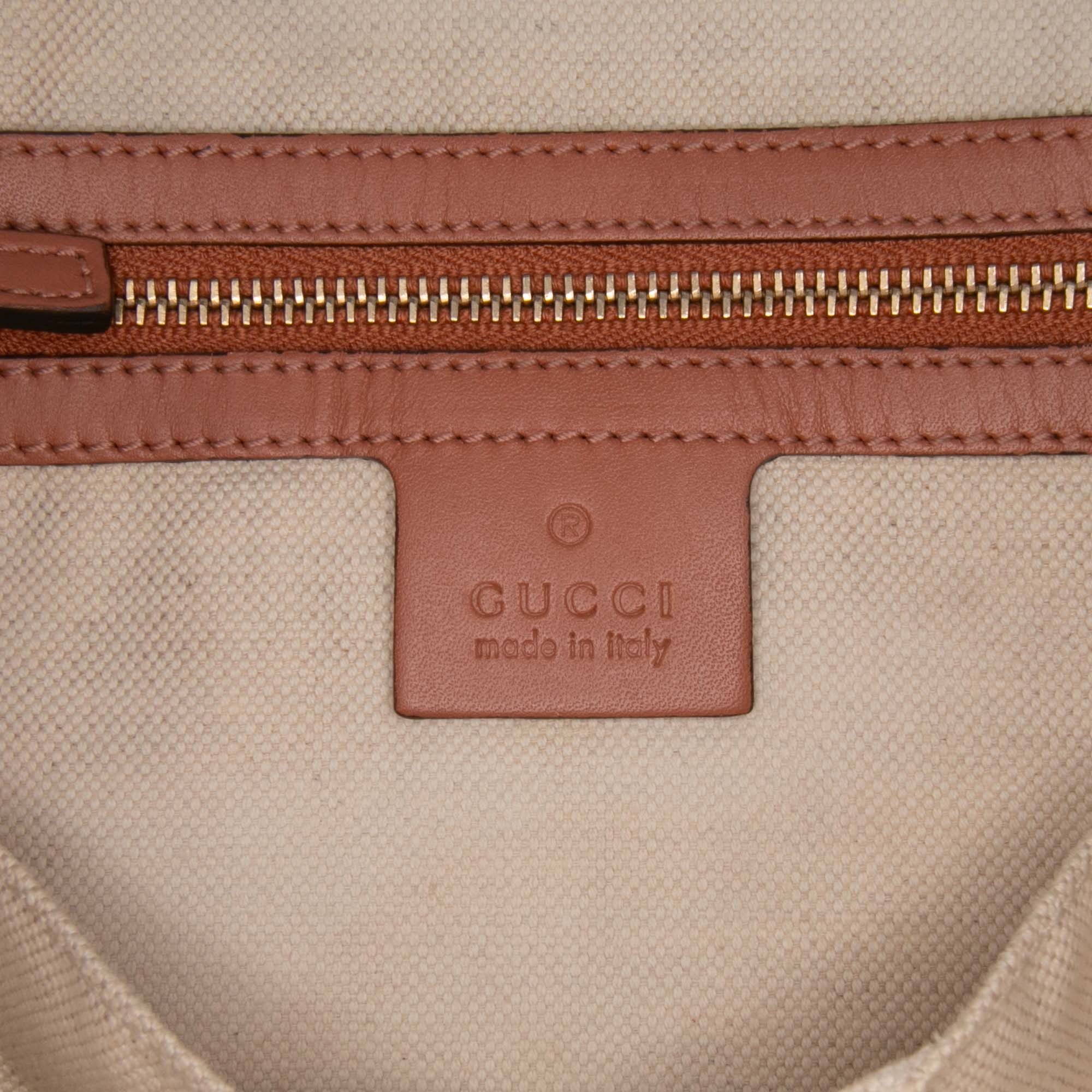 GG Canvas Heart Bit Satchel