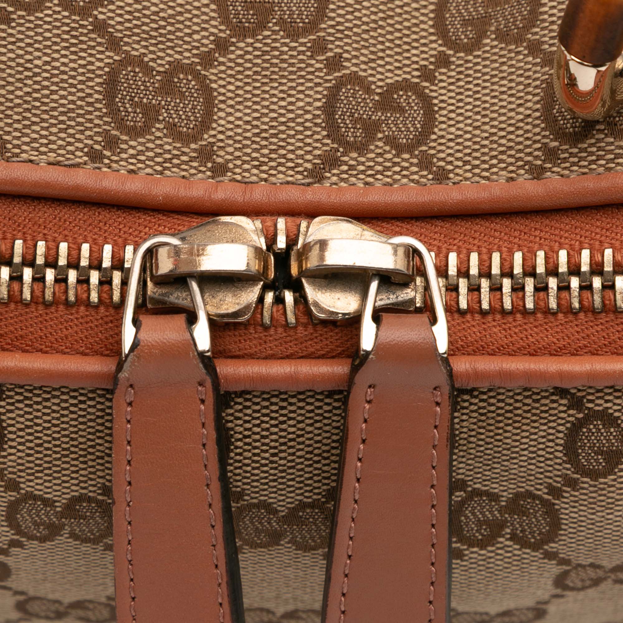 GG Canvas Heart Bit Satchel
