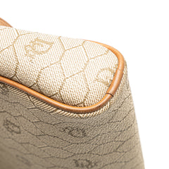 Honeycomb Coated Canvas Crossbody
